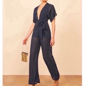 Reformation Lemongrass Jumpsuit